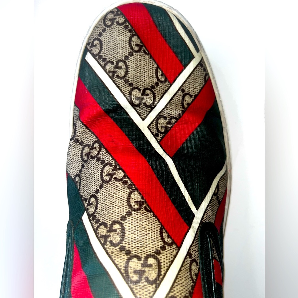 Gucci Men’s Slip-on GG Supreme Ace Sneaker, size 11 - Picture 7 of 10